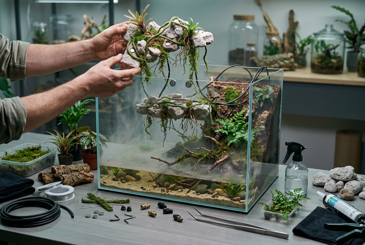 Experimental Ecosystem Builds — Part 1: How Floating Terrarium Structures Actually Work