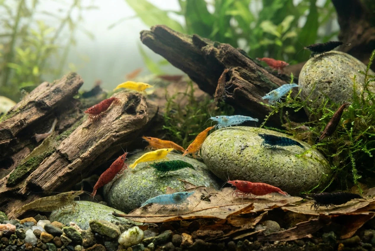 From Wild Shrimp to a Rainbow: How Neocaridina Became an Aquarium Icon