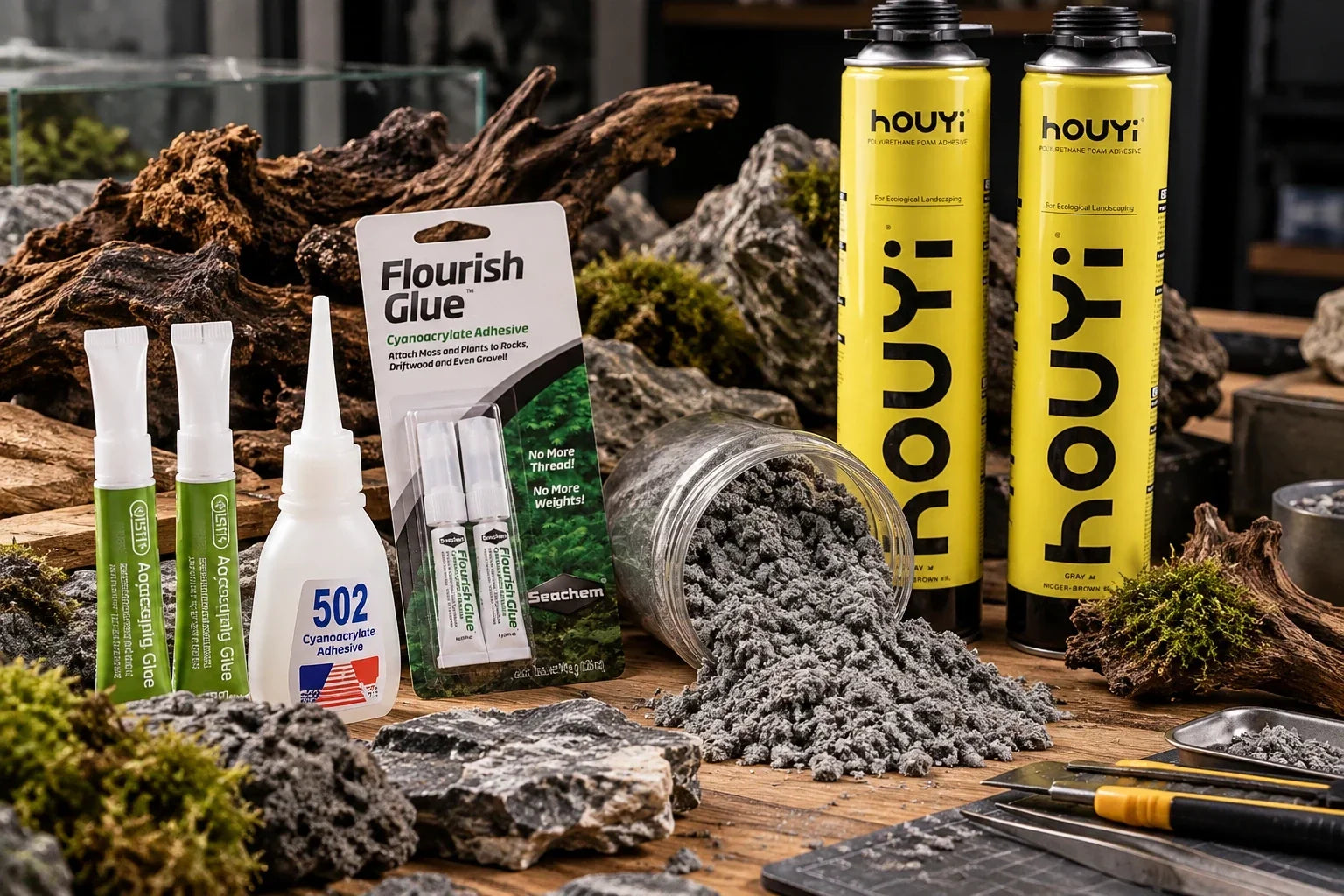 Choosing the Right Bonding Materials for Aquariums, Terrariums & Paludariums