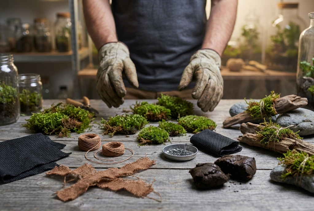 Moss Attachment Methods for Terrariums & Paludariums