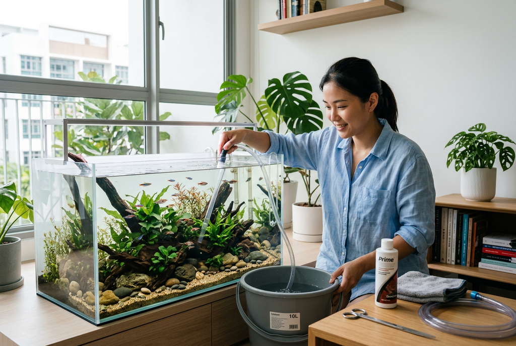 How Often Should You Change Fish Tank Water in Singapore?