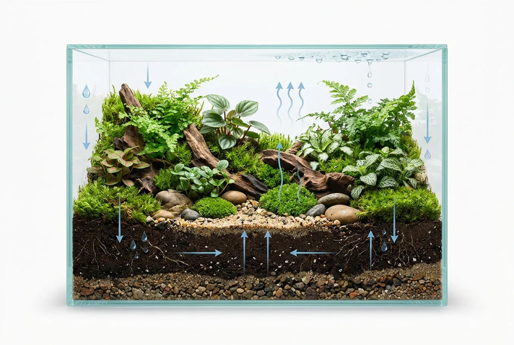 How Water Really Moves Inside Your Terrarium