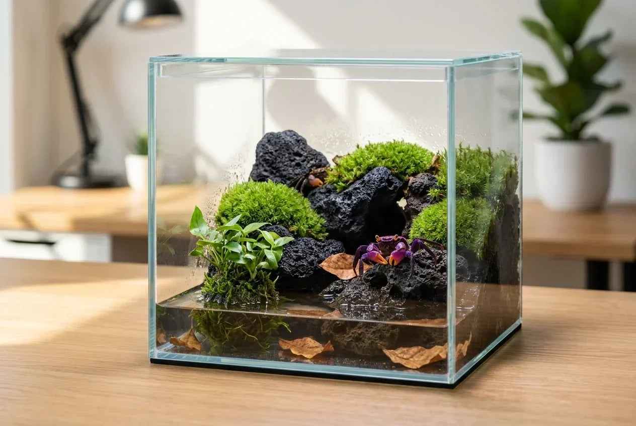 How to Build a Simple Desktop Vampire Crab Habitat