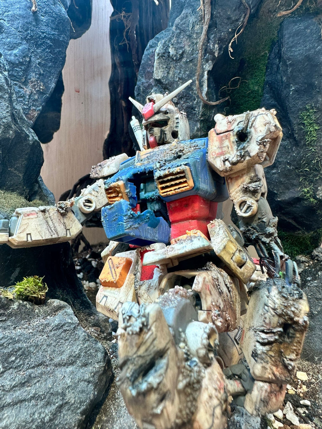 GUNPLA TERRARIUM - Retrieving the Fallen (30x30x45cm)