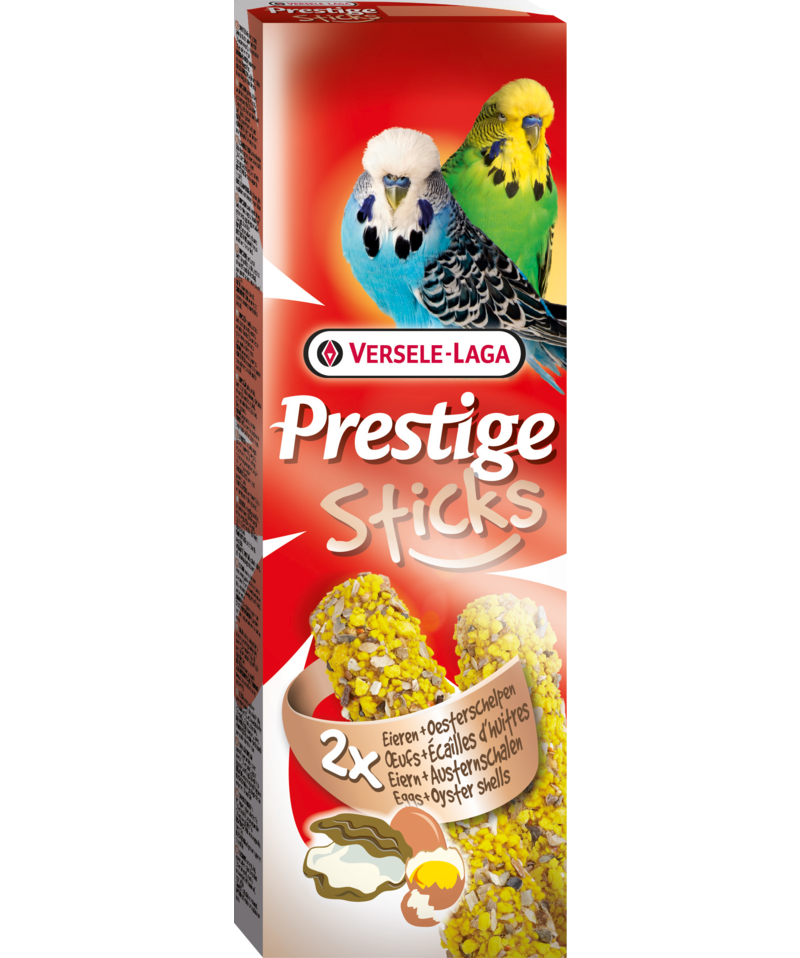 VERSELE-LAGA PRESTIGE STICKS Budgies (Eggs & Oyster Shell / 2pc)