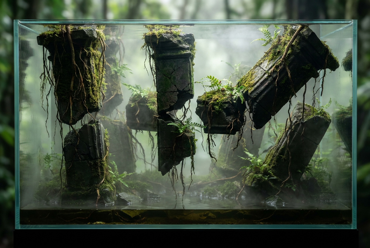 Experimental Ecosystem Builds — Part 5: Building The Sunken Ruin Shattered Pillars