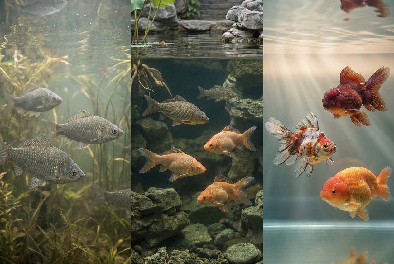 How Goldfish Became Fancy Goldfish