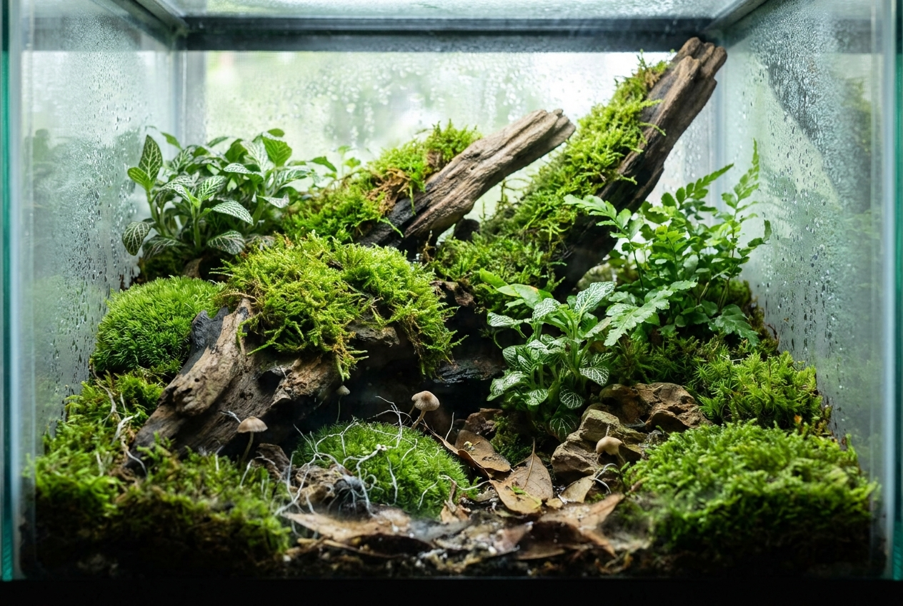 My Terrarium Is Foggy But The Moss Keeps Drying