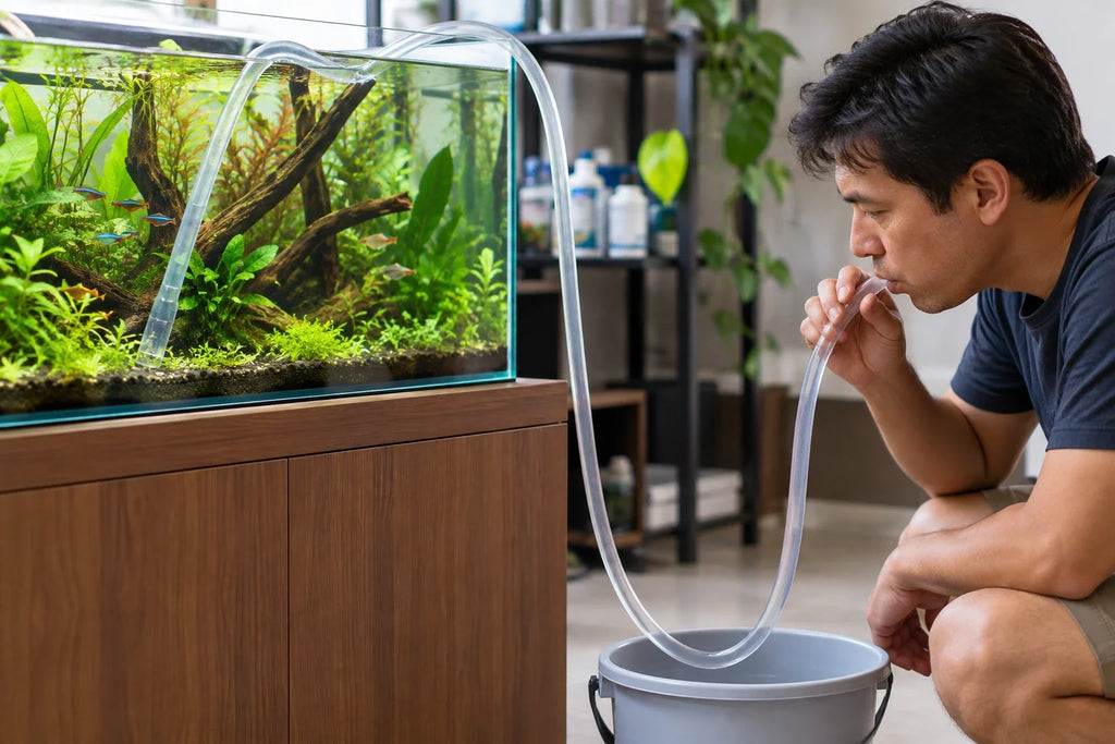 Why You Should Never Use Your Mouth to Start an Aquarium Siphon