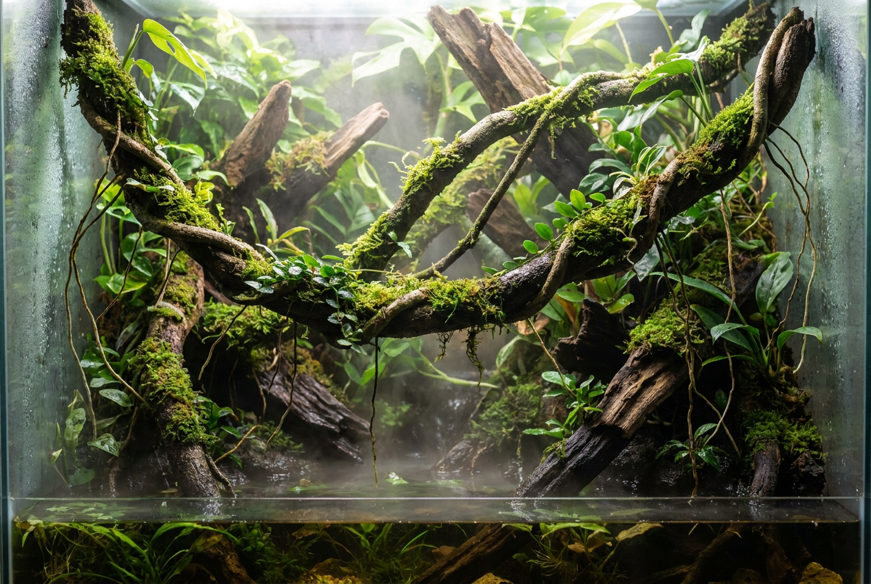 DIY Living Liana Vines — Building Realistic Jungle Structures for Terrariums & Paludariums