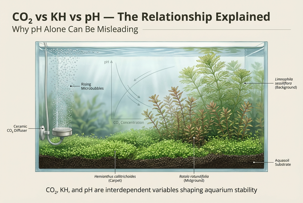 CO₂ vs KH vs pH — The Relationship Explained