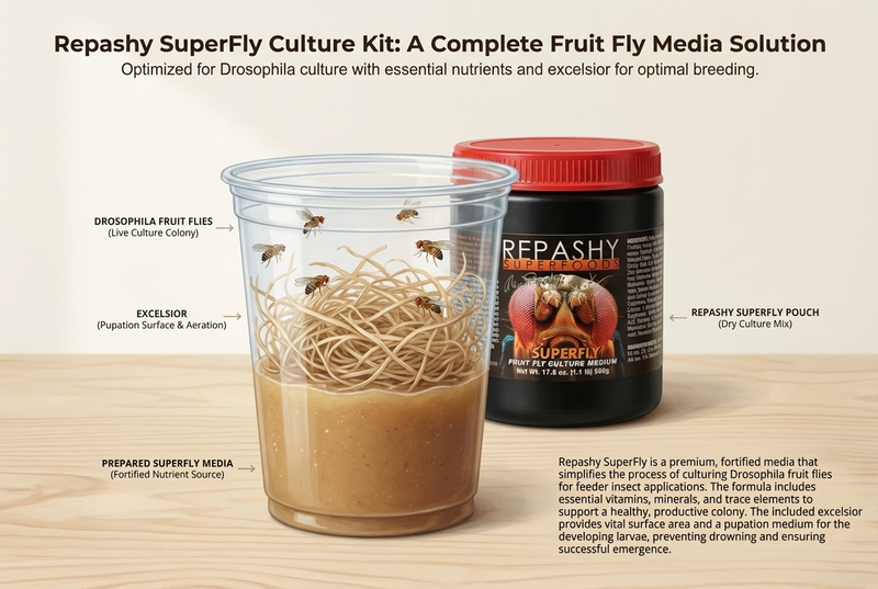 The No-Fail Guide to Fruit Fly Cultures Using Repashy SuperFly