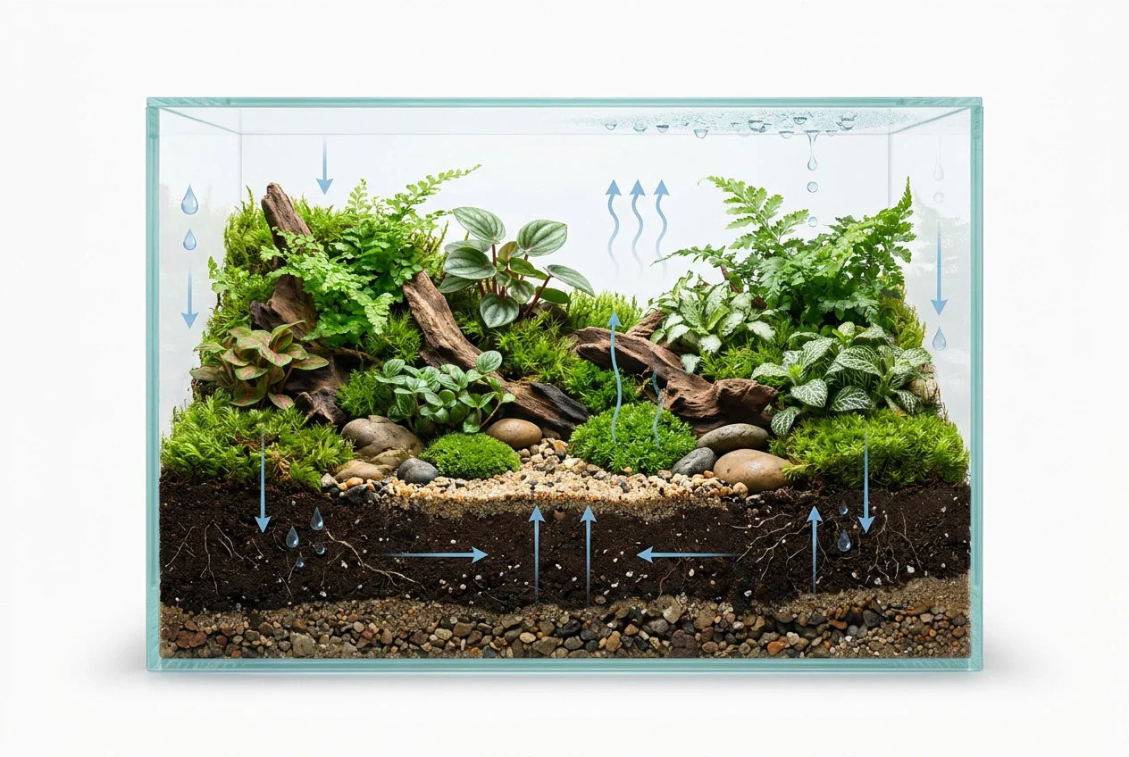 How Water Really Moves Inside Your Terrarium