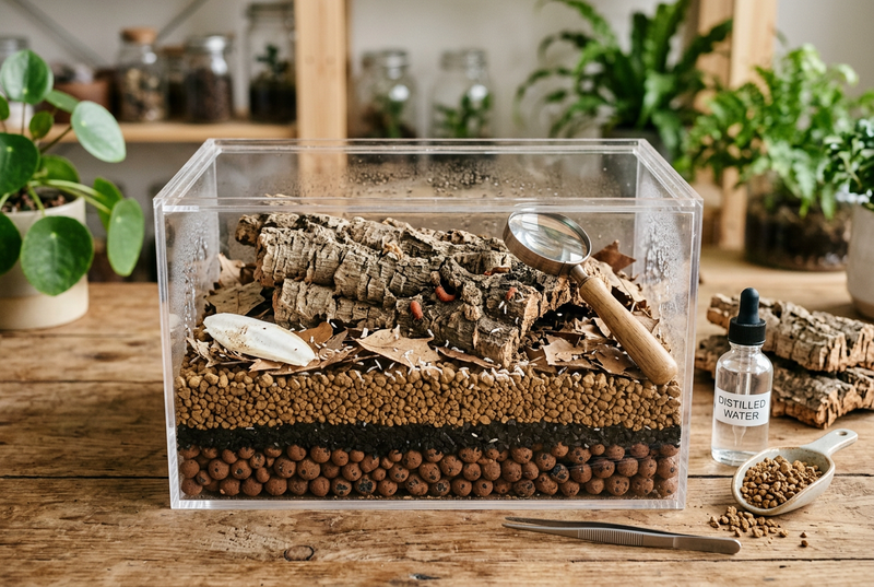 The Science of Micro-Ecosystems: A Guide to Mineral-Based Springtail Culturing