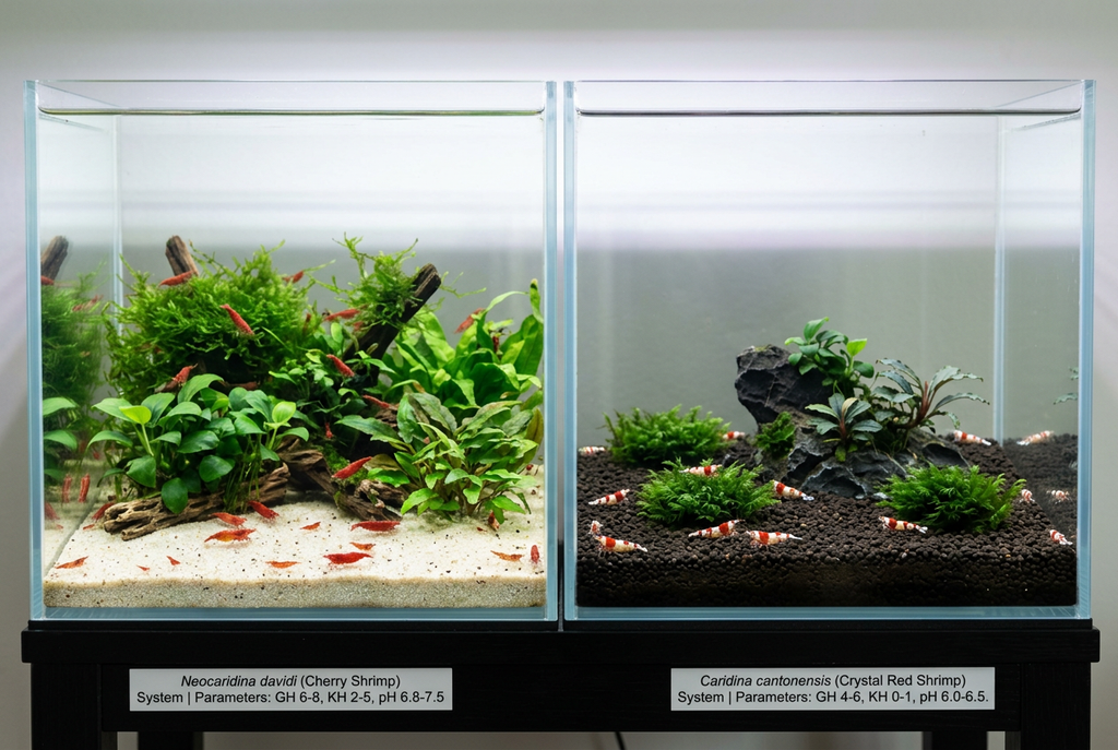 Neocaridina vs Caridina — Start With Your Water