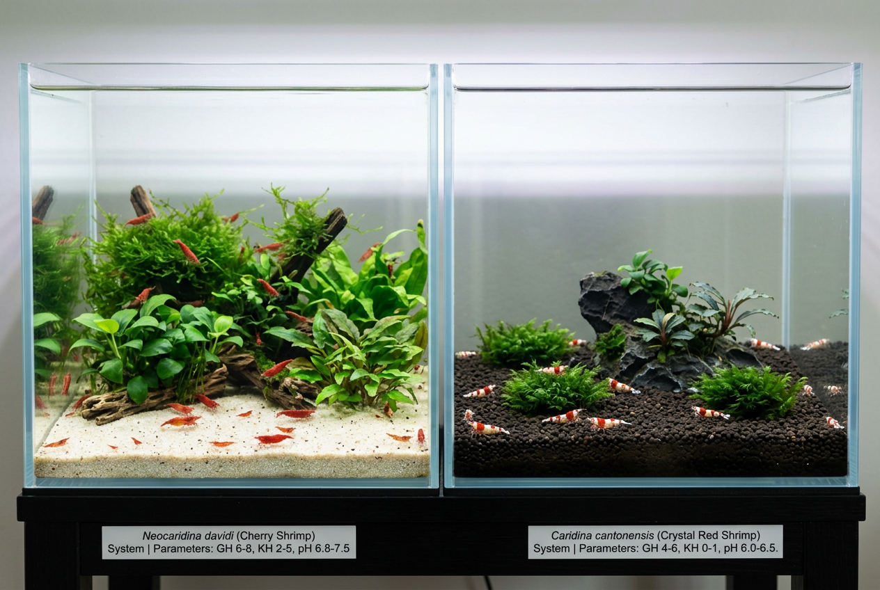 Neocaridina vs Caridina — Start With Your Water