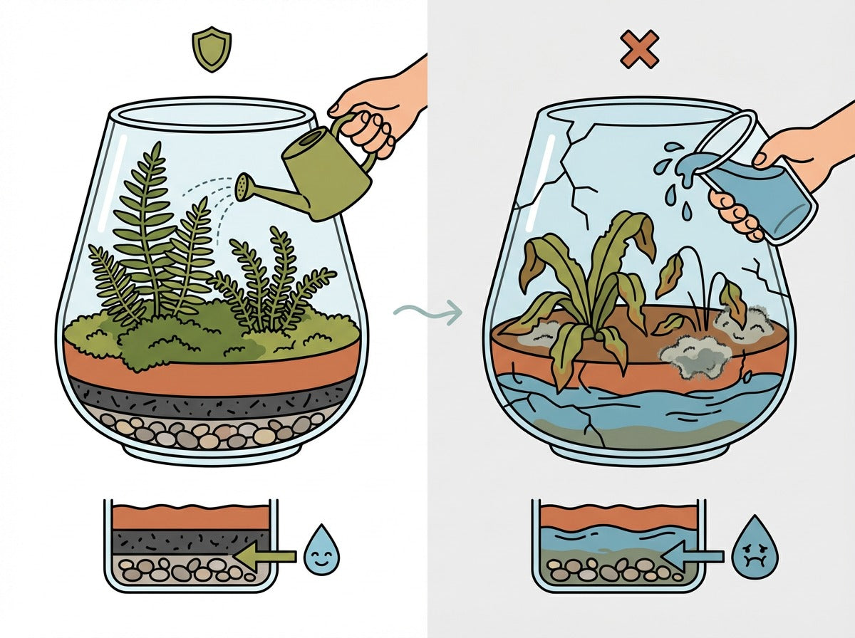 Excess Water in Terrariums