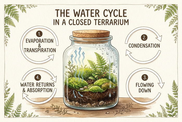 Understanding the Water Cycle Inside a Closed Terrarium