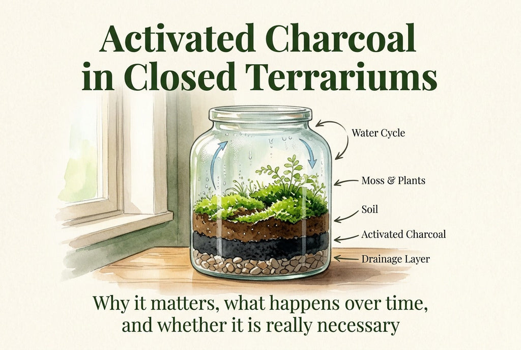 Activated Charcoal in Closed Terrariums — What Happens Over Time?