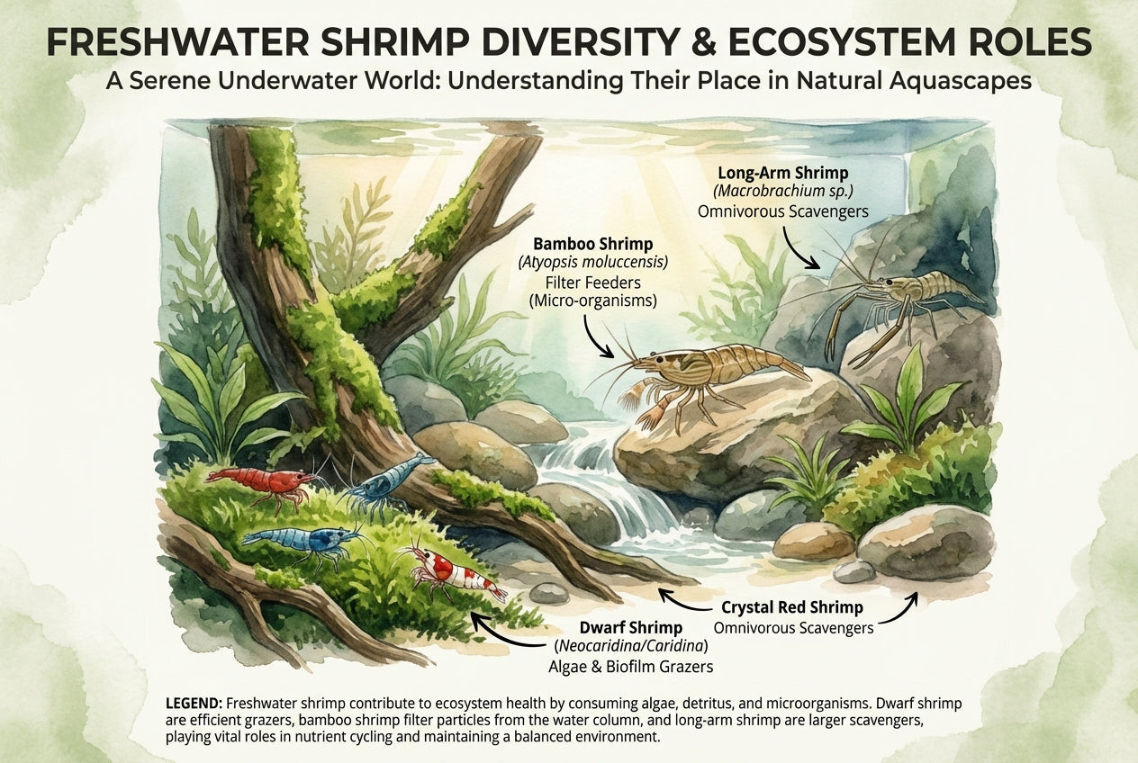 Freshwater Shrimp Guide: Understanding Shrimp Types, Classification and Anatomy
