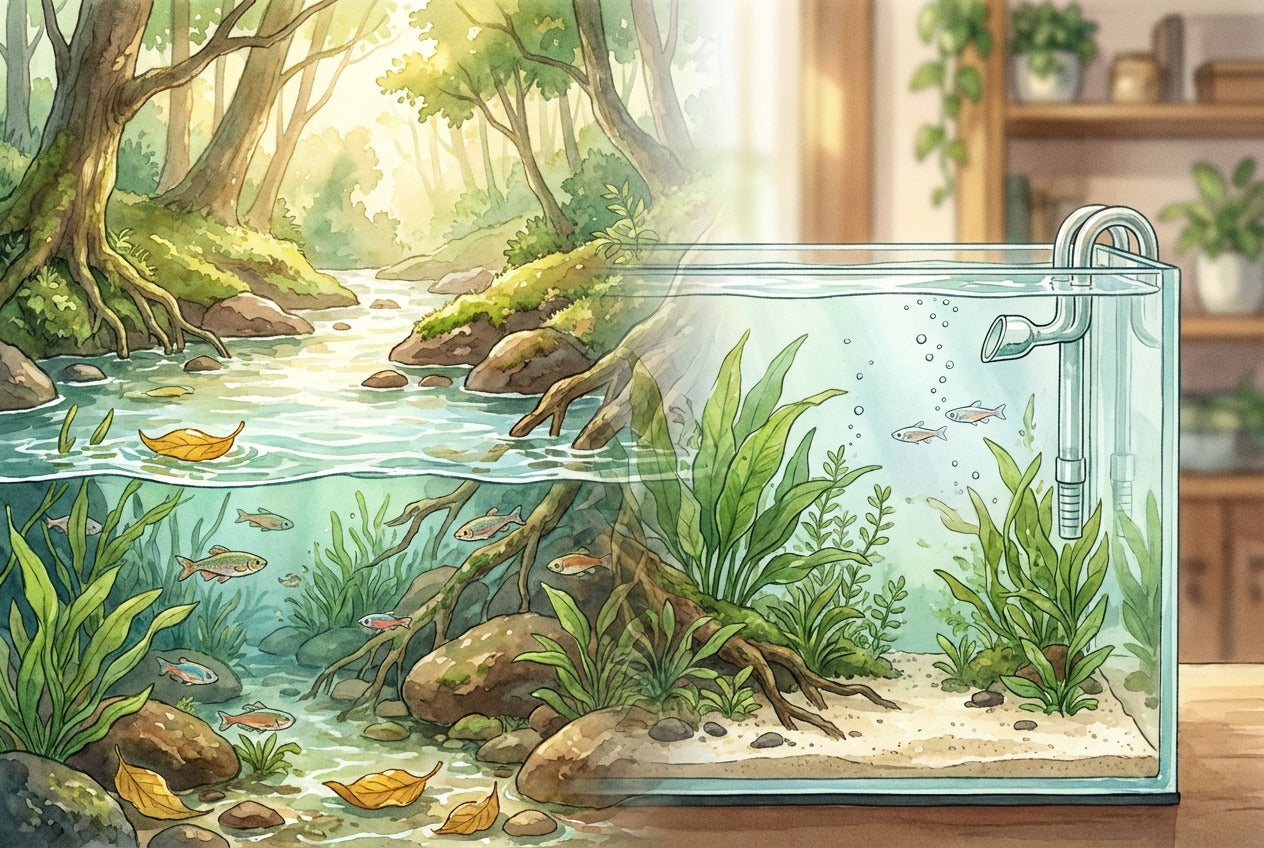 If Aquatic Plants Grow in Nature Without Fertiliser, Why Do We Need Fertiliser in Aquariums?