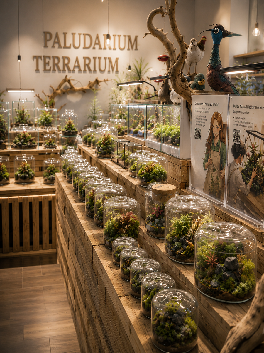 Living Terrarium Displays