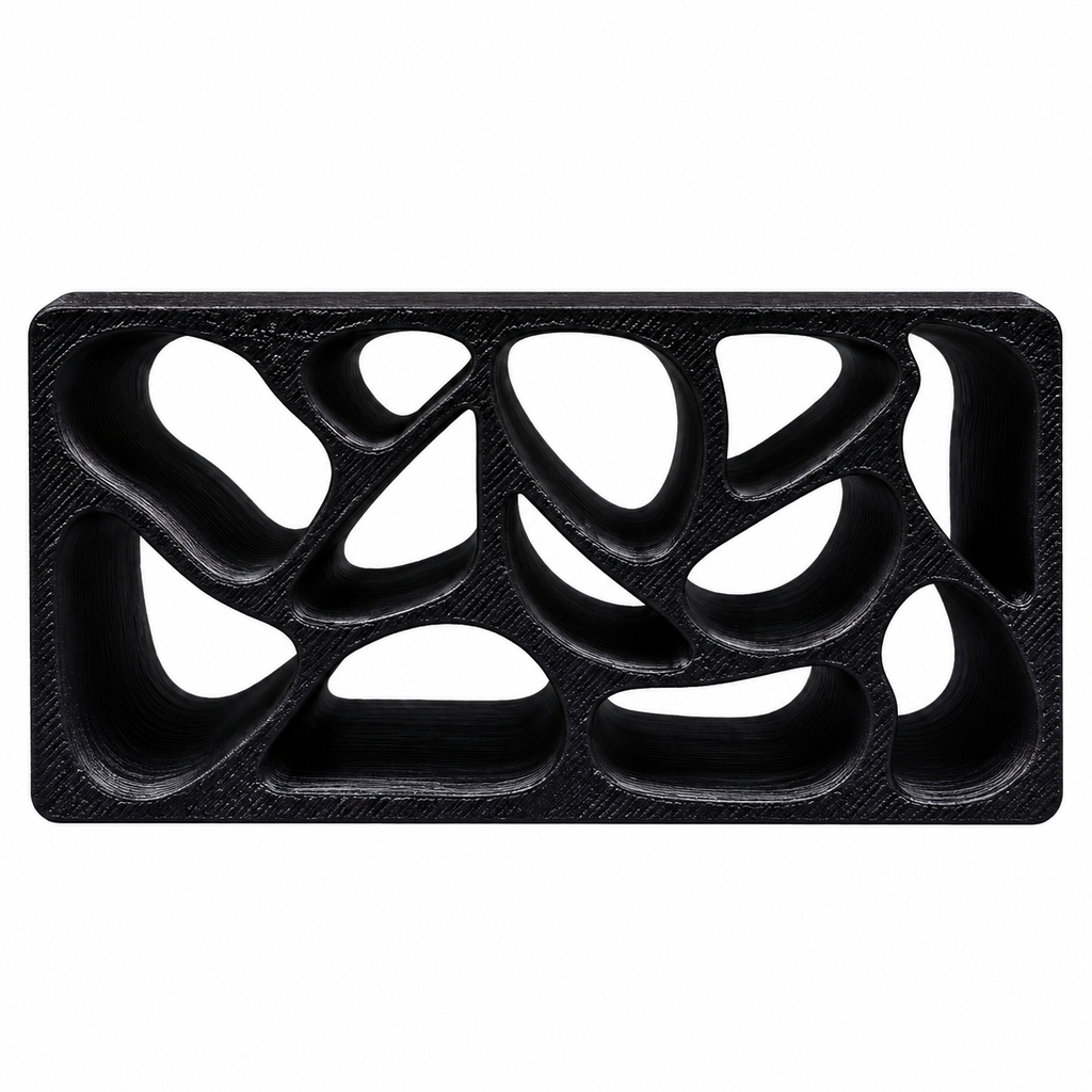 GUSH CAVITY-RECT Shelter (3D Printed / ~14 x 6.5 x 6.5cm)