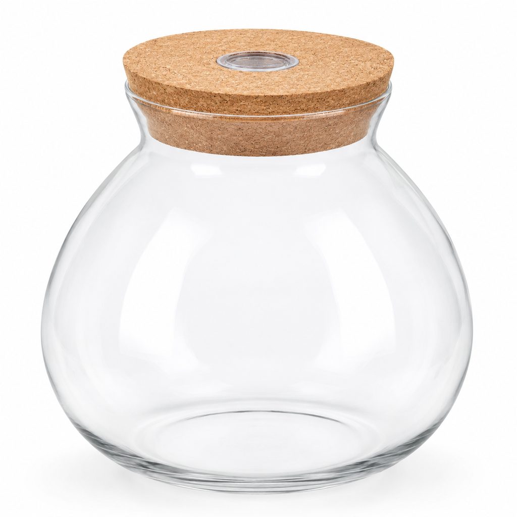 EDENS GARDEN Glass Jar (Cork Lid with Led)