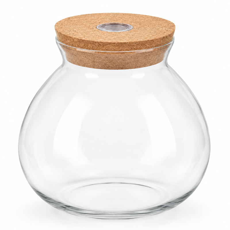 EDENS GARDEN Glass Jar (Cork Lid with Led)