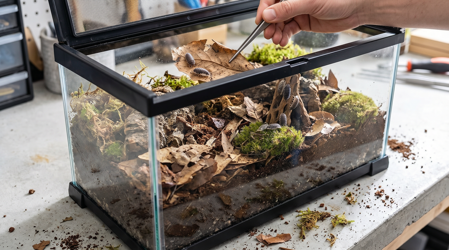 Isopod Bioactive Terrarium