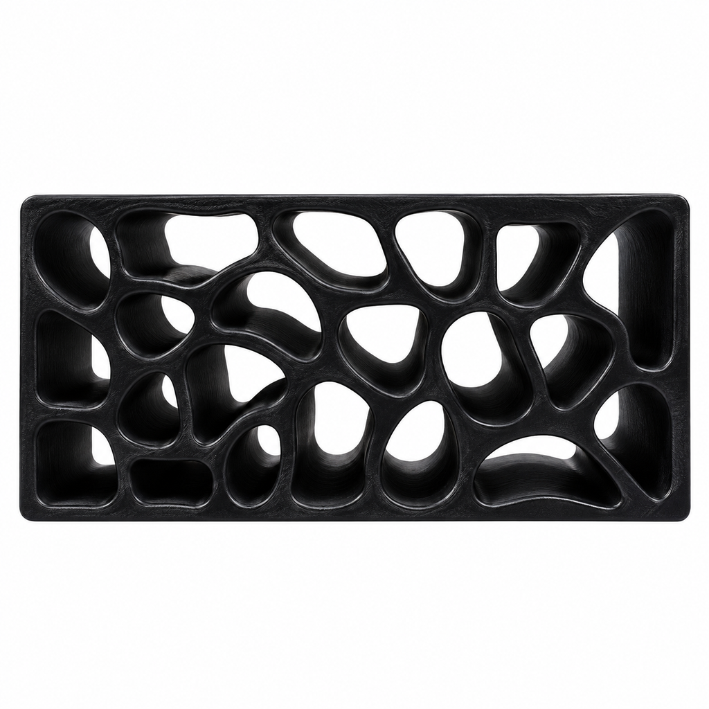 GUSH CAVITY-RECT Shelter (3D Printed / ~14 x 6.5 x 6.5cm)