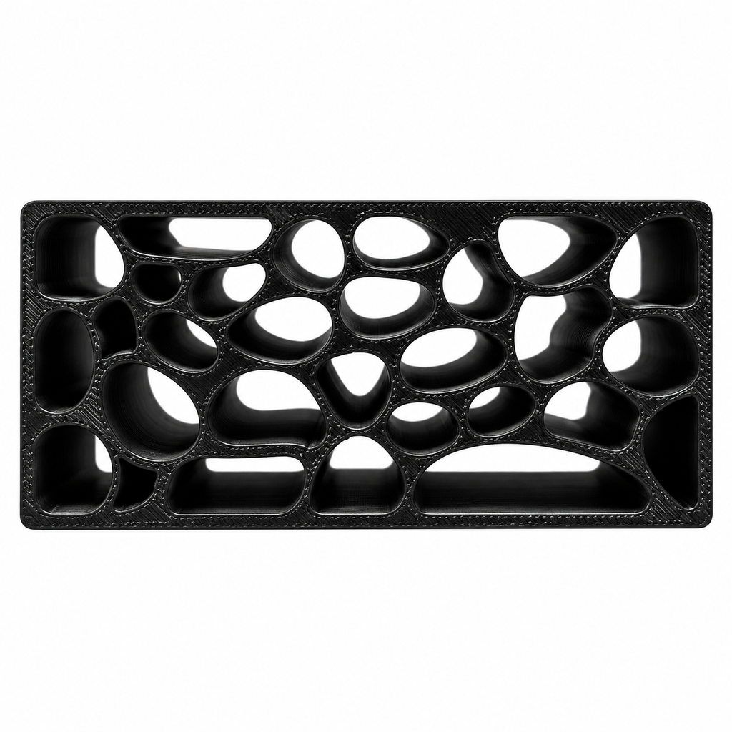 GUSH CAVITY-RECT Shelter (3D Printed / ~14 x 6.5 x 6.5cm)