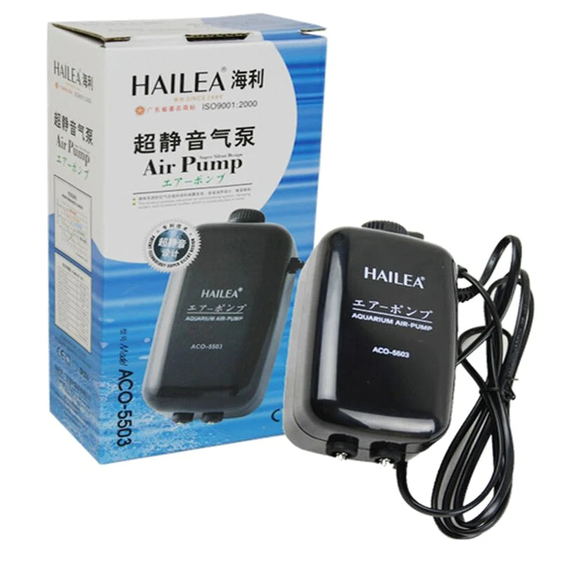 HAILEA Air Pump slient - ACO 5500 Series (Single / Double Outlet)