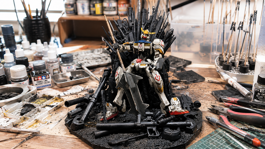 Mecha Throne Diorama