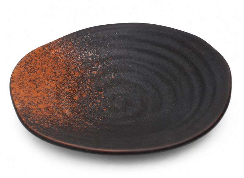 SUIBAN Ceramic (Nostalgic Dish / Rust Oval / 180D x 40H mm)