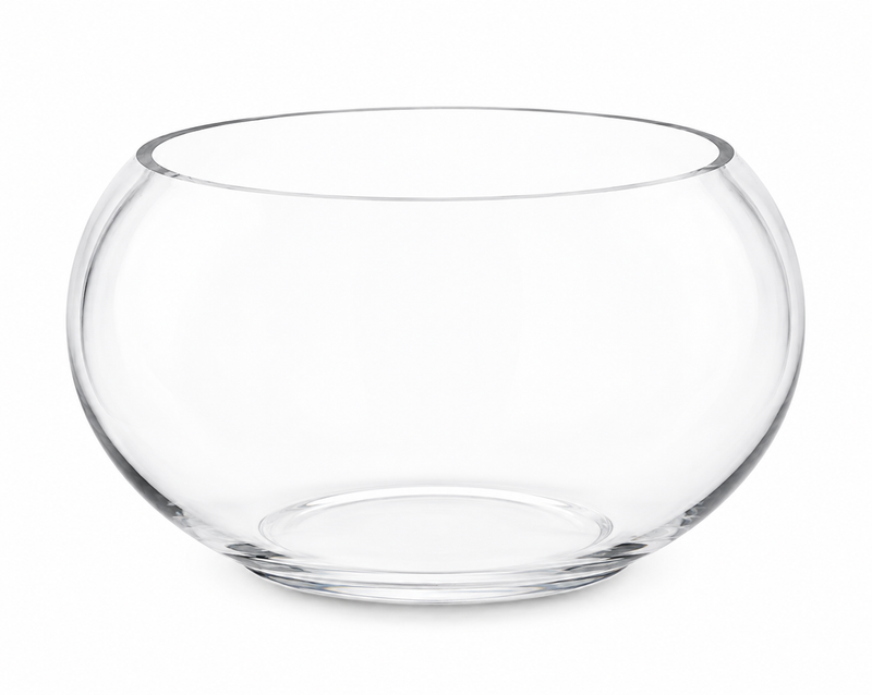 TERRA POTS Wide Glass Bowl