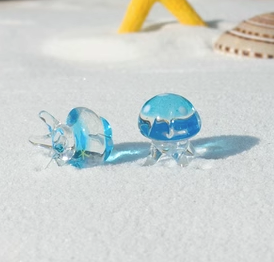 MARIMO Ornare Glass Series (Jelly Fish / 2.4 x 2.6cm / 1PC)
