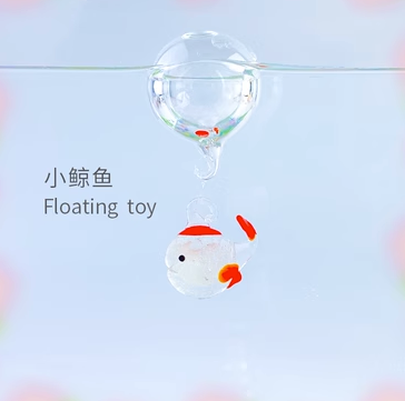 MARIMO Ornare Floating Orb Series (Red Little Whale / Luminous / 1PC)