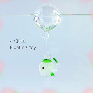 MARIMO Ornare Floating Orb Series (Green Little Whale / Luminous / 1PC)