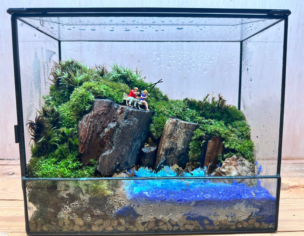 DIORAMA TERRARIUM - Let's Go Fishing (Geometric)