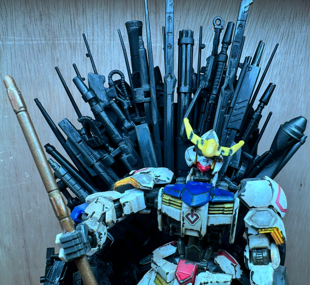 GUNPLA DIORAMA - King Barbatos (20x20x18cm)