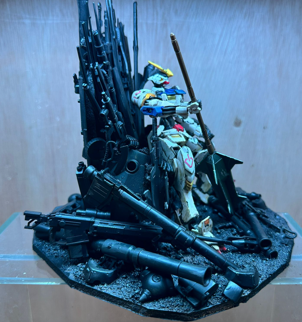 GUNPLA DIORAMA - King Barbatos (20x20x18cm)