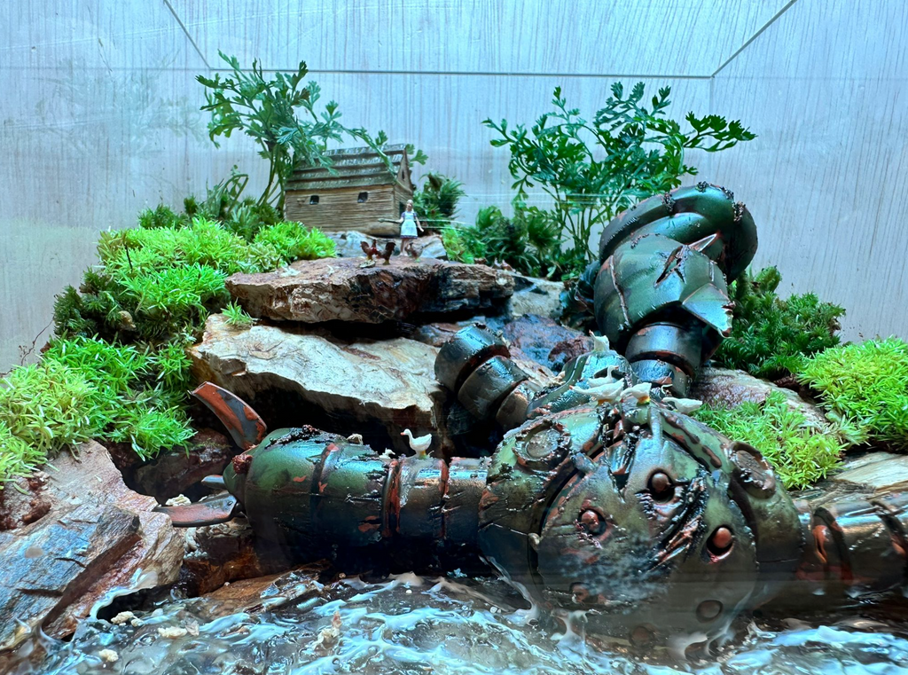 GUNPLA TERRARIUM - After One Year War: Fallen Z'Gok (20x20x20cm)