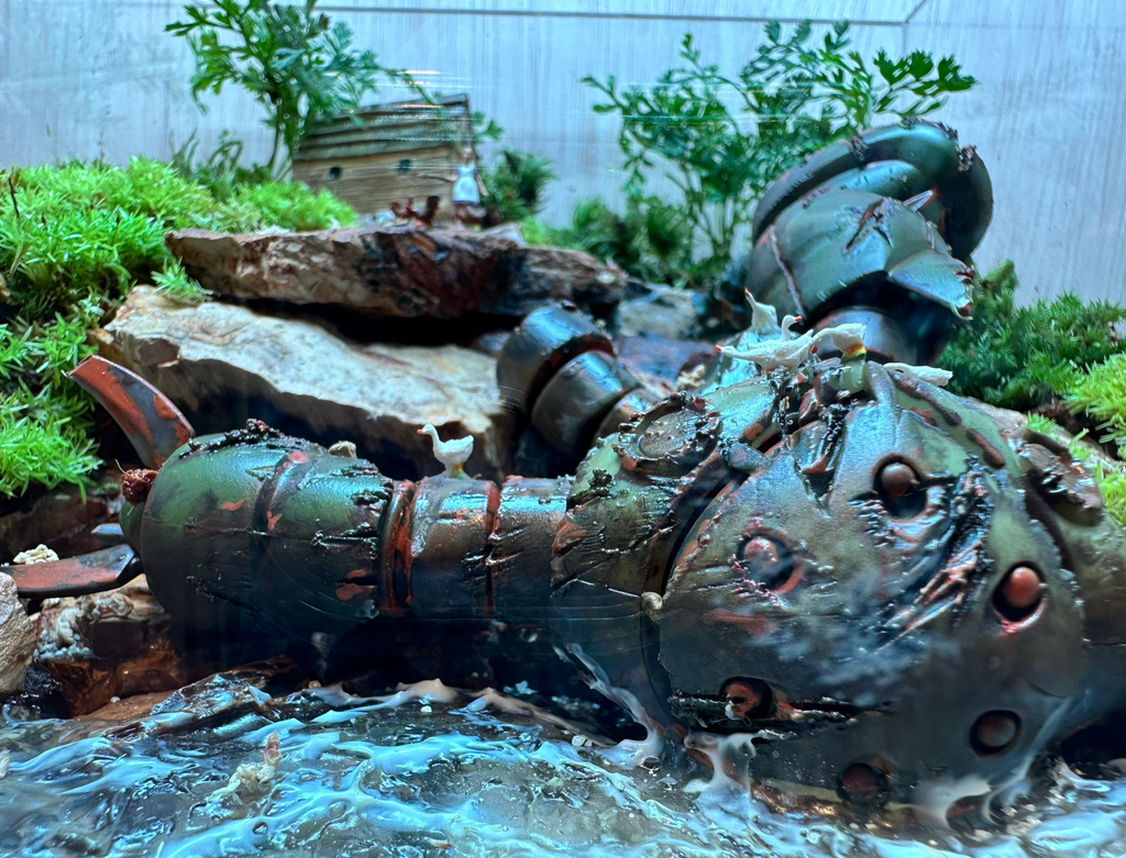 GUNPLA TERRARIUM - After One Year War: Fallen Z'Gok (20x20x20cm)