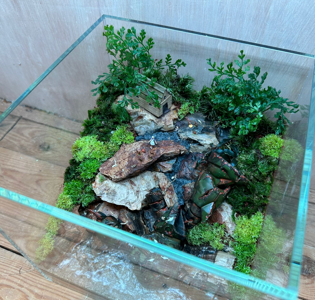 GUNPLA TERRARIUM - After One Year War: Fallen Z'Gok (20x20x20cm)