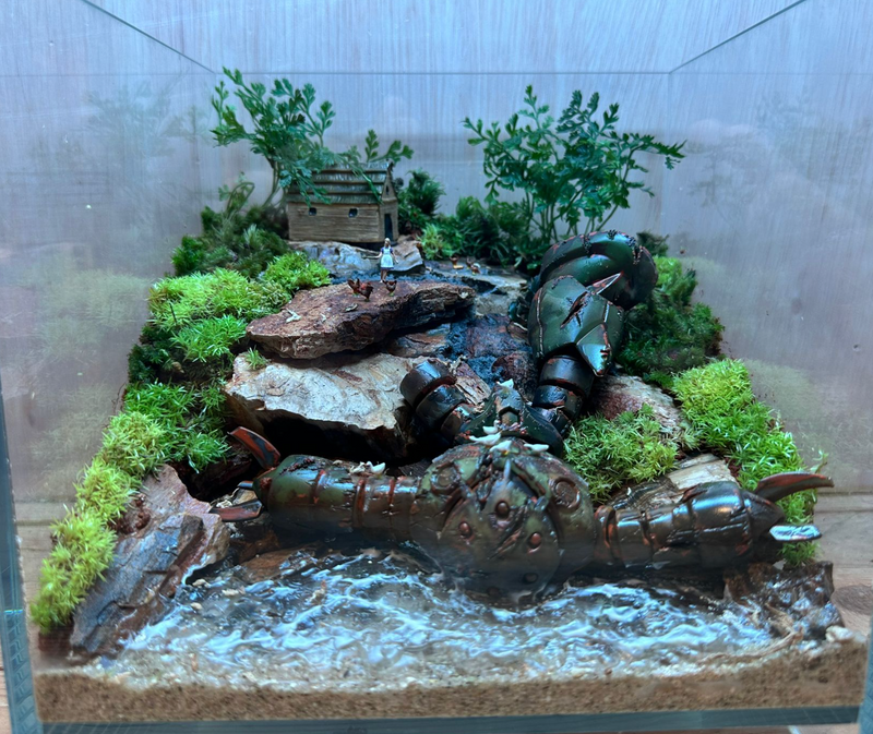 GUNPLA TERRARIUM - After One Year War: Fallen Z'Gok (20x20x20cm)