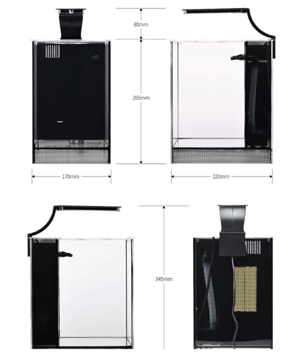 ANUBIAS Integrated Tank Set (S-35 / Black)