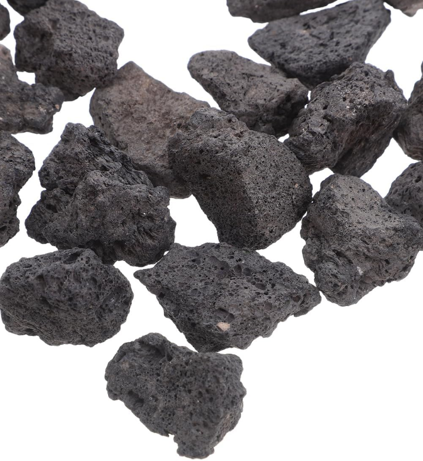 Black Volcanic Rocks (S-M-L / Per Kg)