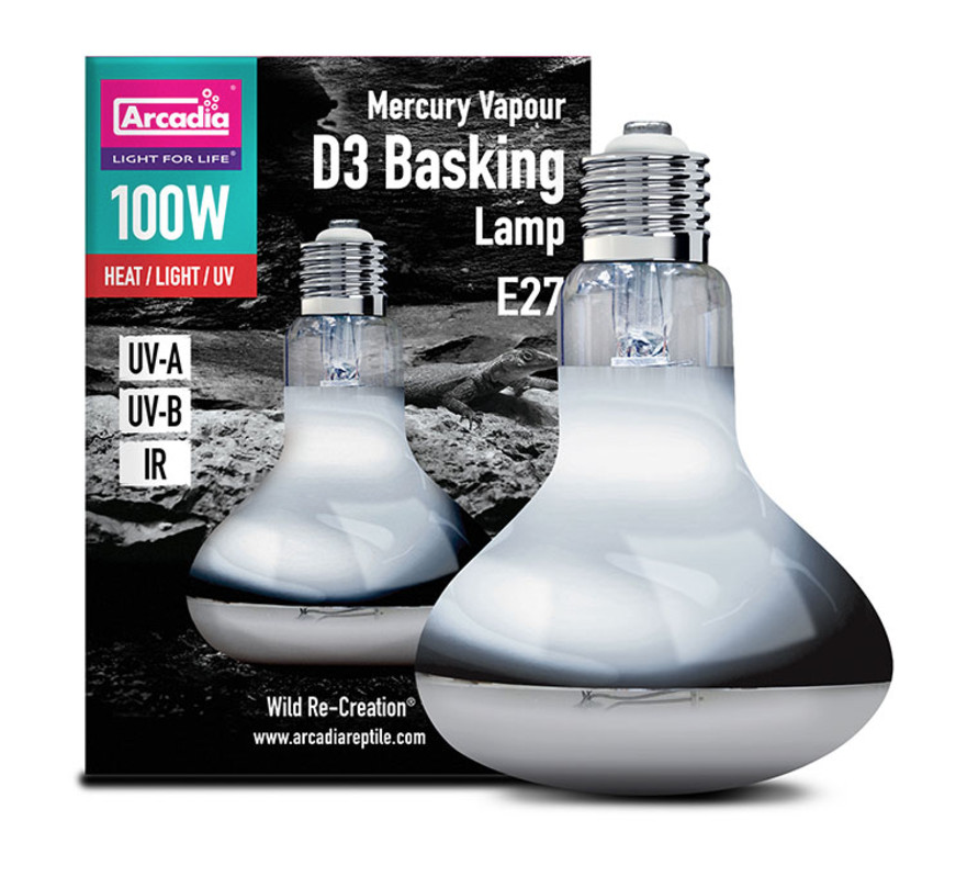 Arcadia SMA80E27 D3 UV Basking lamp 80 Watt 2. generatie. : Arcadia Arcadia SMA80E27 D3 UV Basking lamp 80 Watt 2. generatie. : Arcadia