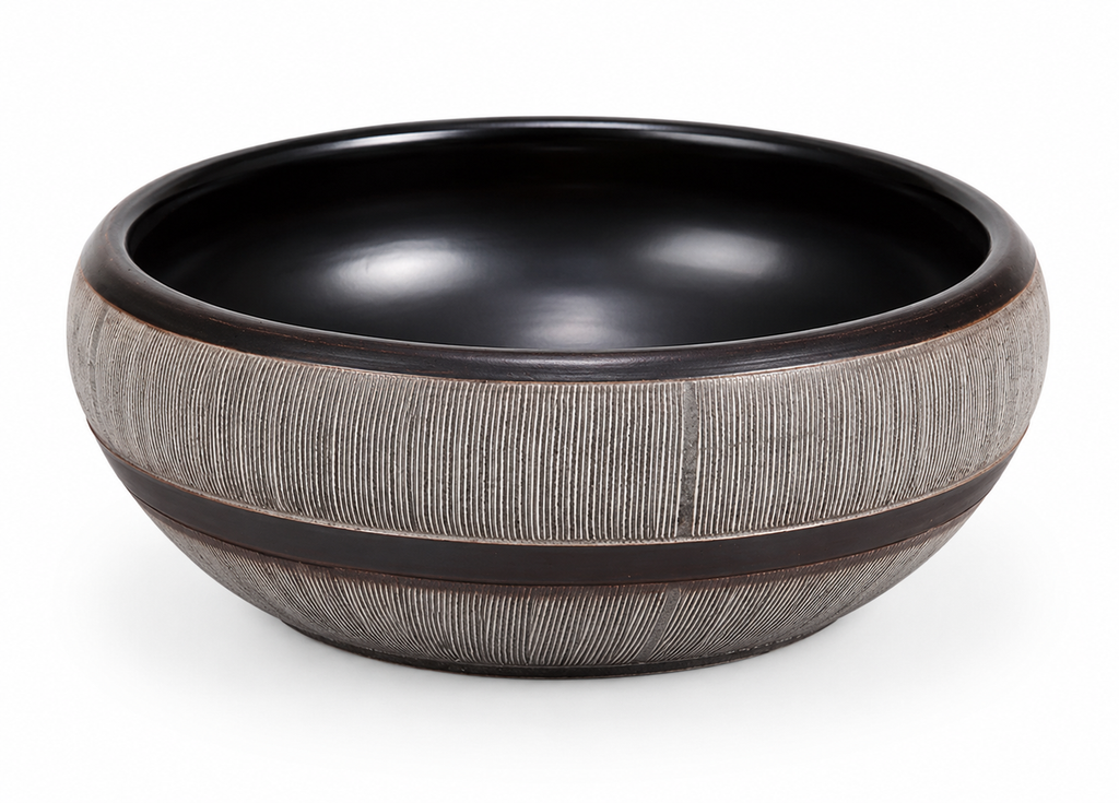 Lily Pot (Ceramic / Wood Grain)
